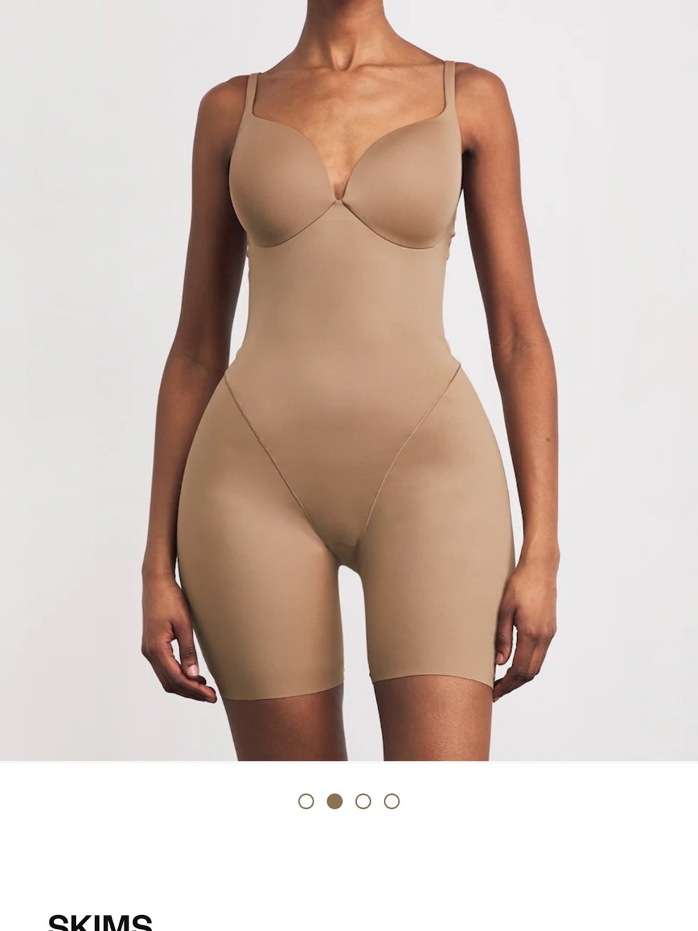 SKIMS Sculpting Nude Underwire Bodyslip - Picture 4 of 7